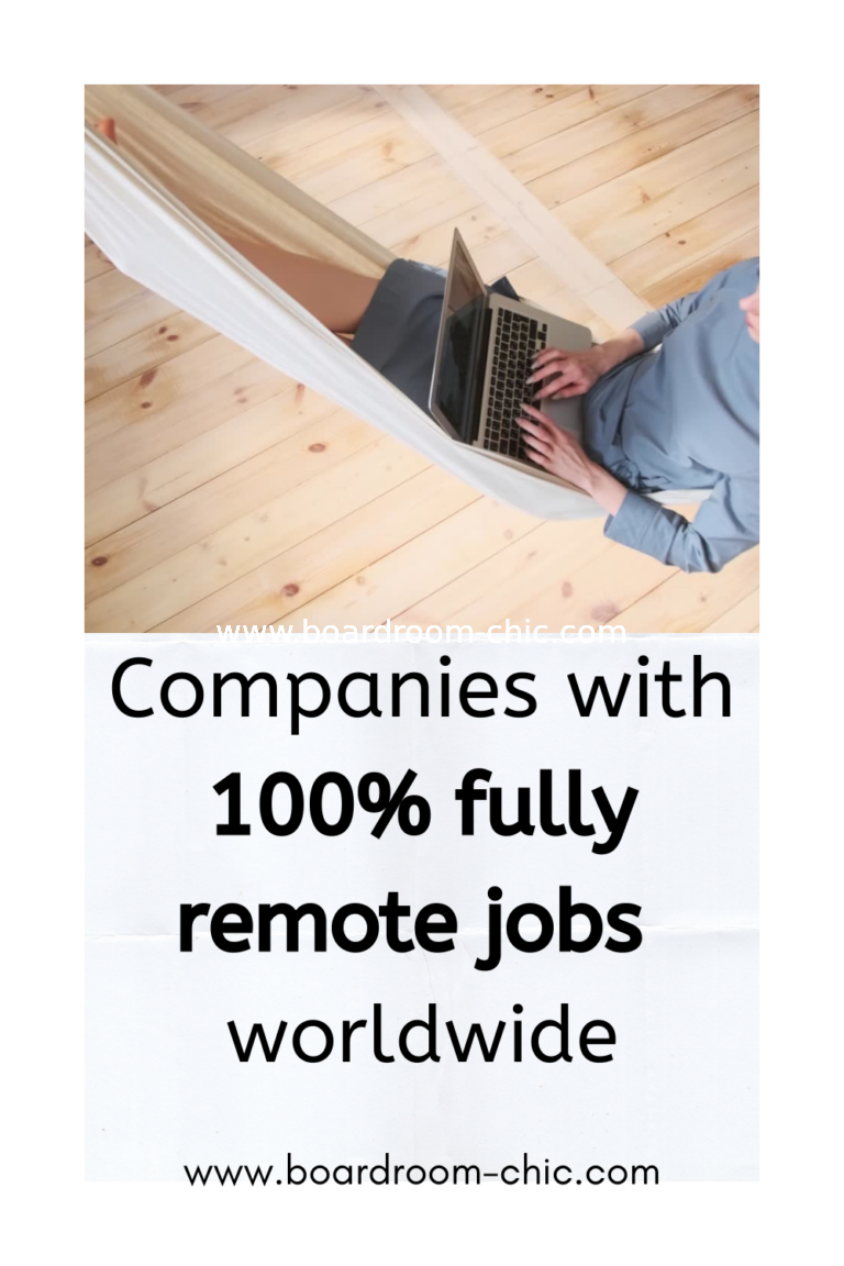 Companies with 100% fully remote jobs worldwide